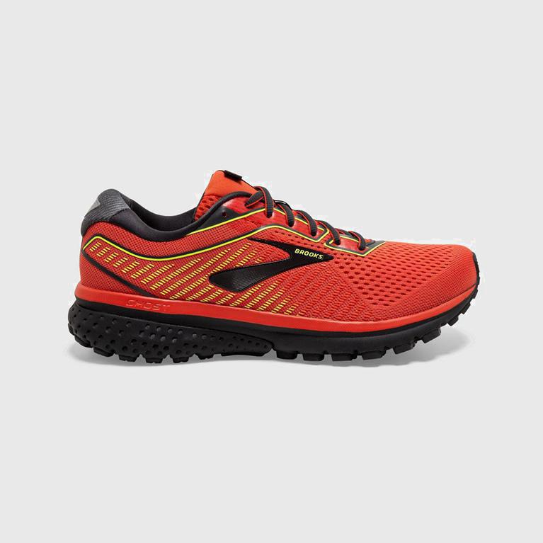 Brooks Ghost 12 Mens Road Running Shoes - Red - Philippines (703185MSF)